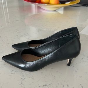 Saks fifth Avenue, black heel shoes, size 8.5,New